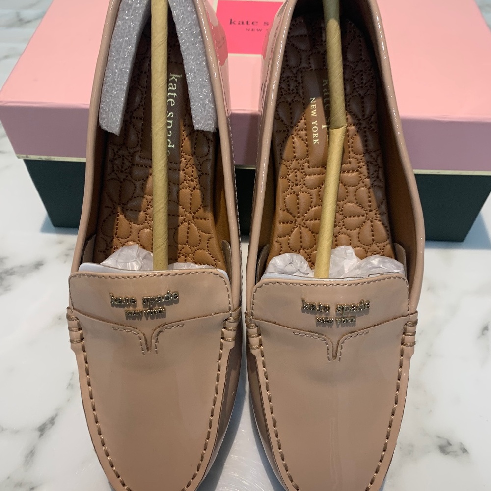 Kate Spade peach loafers